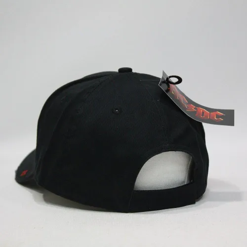 Vista 4 de ACDC - Gorra de béisbol, color rojo