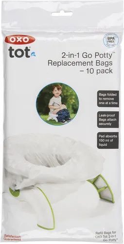 Vista 8 de Bolsas de relleno OXO Tot 2 en 1 Go Potty, 30 unidades.