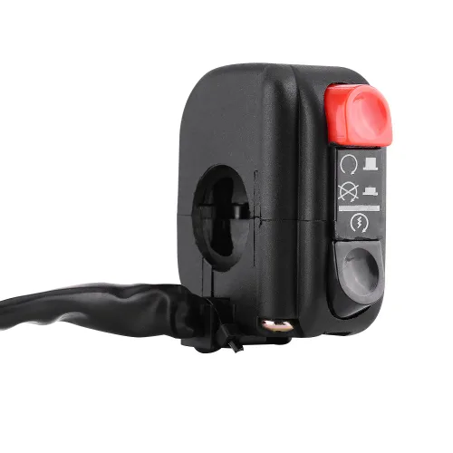 Vista 7 de Interruptor universal de apagado de arranque de motor de motocicleta de 7/8 pulgadas, impermeable, interruptor de apagado para ATV, Dirt Pit Bike