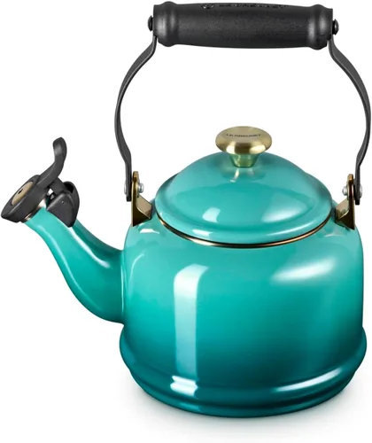 Vista 12 de Le Creuset - Tetera Demi esmaltada en acero, 1.25 cuartos de galón, Artichaut