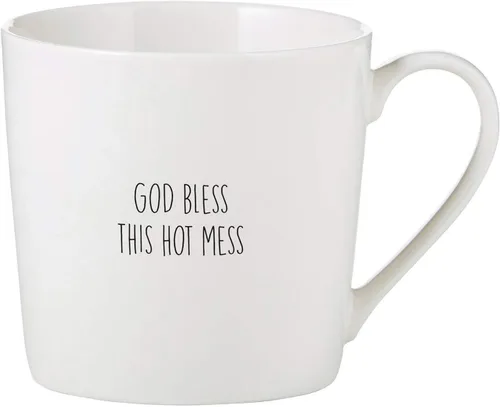 Vista 13 de Faithworks Creative Brands - Taza de café inspiradora de porcelana blanca, 14 onzas, Dear Lord Querido Señor
