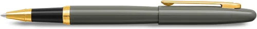 Vista 6 de Sheaffer VFM 9427 Bolígrafo Rollerball gris claro brillante con citas de oro PVD