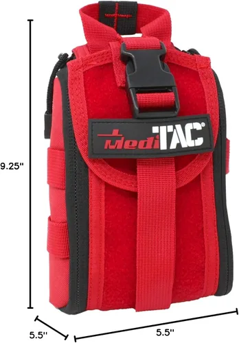 Vista 14 de Ever Ready First Aid Tactical Eagle Tipo Molle EMT Medical First Aid IFAK Bolsa de utilidad (solo bolsa)
