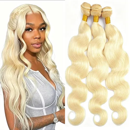 Vista 223 de P4613 Cabello humano rizado onda profunda marrón y paquetes mixtos 8 10 12 P4613 Ombre Marrón-Rubio-DP