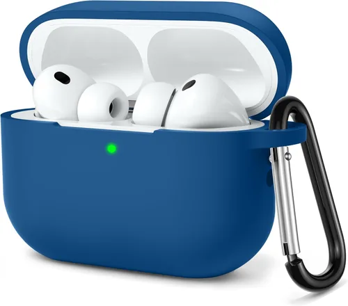 Vista 21 de Lerobo - Funda protectora completa de silicona suave para AirPods Pro 3 Rojo