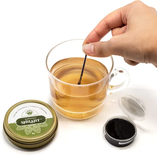 Vista 6 de Auténtico shilajit – Genuine shilajit del Himalaya en él, puro y natural de la forma más potente Resina. 10 gramos (1 – Suministro de 2 mes)