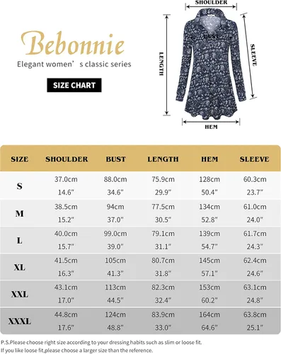 Vista 6 de Bebonnie Blusa casual de manga larga con cuello en V y solapa para mujer con botones