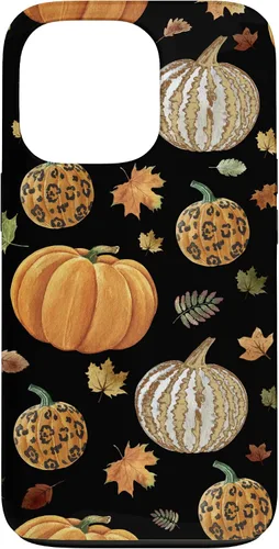 Vista 10 de iPhone 16 Falling leaves Autumn and Pumpkin Happy Fall Phone Case
