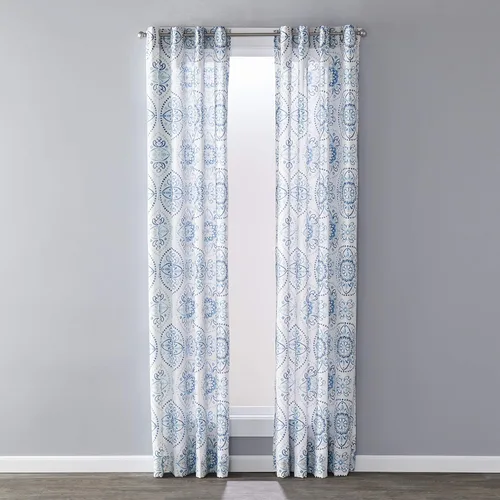 Vista 10 de SKL Home SUNSAFE Kali Panel de filtrado de luz, 40 x 95 pulgadas, gris paloma