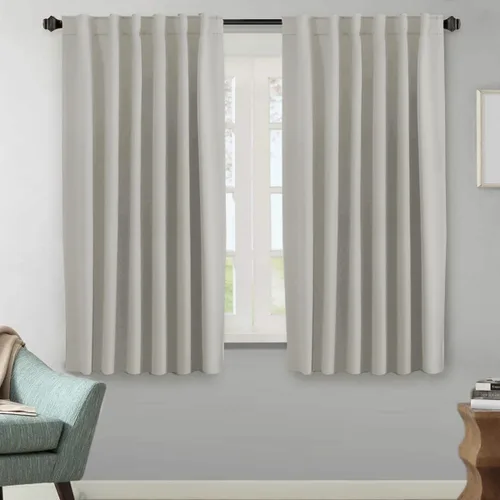 Vista 181 de H.VERSAILTEX Cortinas Opacas con Aislamiento Térmico, Paneles de Tratamiento de Ventanas que Oscurecen la Habitación, Cortinas Opacas para Sala