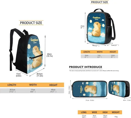 Vista 252 de FOR U DESIGNS Fuego baloncesto impreso niños escuela mochilas viaje mochila libro bolsa