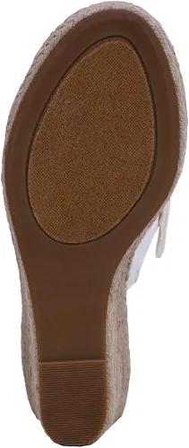 Vista 5 de Nautica Sandalias de cuña para mujer con lazo anudado sin cordones - Noemie