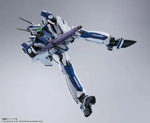 Vista 10 de TAMASHII NATIONS - Macross Frontier -VF-25 Messiah Valkyrie Worldwide Anniversary Bandai Spirits DX Chogokin Metal fundido coleccionable