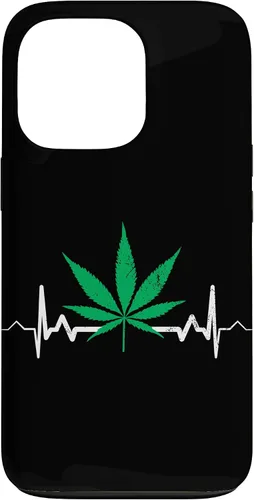 Vista 10 de Weed Heartbeat Pot Cannabis Leaf Marijuana 420 Stoner Gift Case for iPhone 17