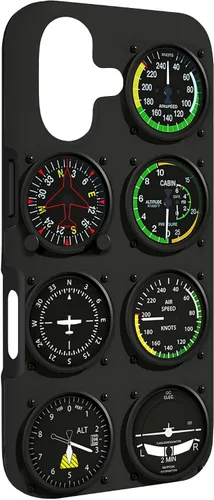 Vista 3 de Pilot Six Flight Instruments - Carcasa para iPhone 17