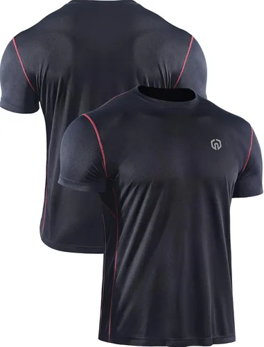 Vista 4 de NELEUS Men's Dry Fit Athletic Running Shirt