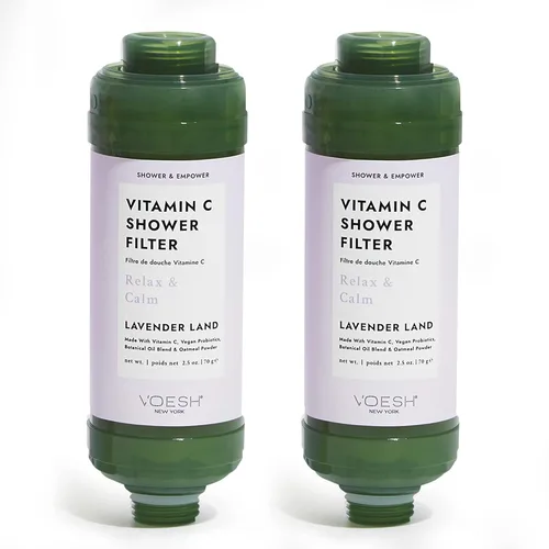 Vista 16 de VOESH Filtro de ducha con vitamina C, Blossom Bliss, aromaterapia de ducha, purificador de agua, suavizante de agua, probióticos veganos, cabezal