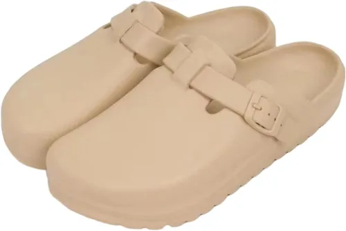 Vista 11 de Zuecos de jardín para mujer, zapatos cómodos de EVA sin cordones, bonitos zuecos impermeables impresos para enfermeras, hogar, exteriores, cocina