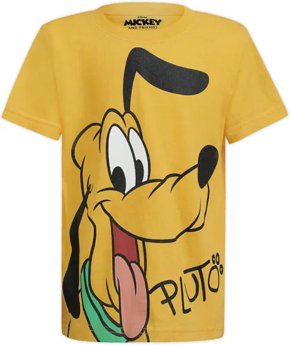 Vista 5 de Disney Mickey Mouse & Friends - Paquete de 4 camisetas para niños pequeños y pequeños, azulrojoamarillonaranja