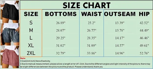 Vista 7 de Wielsscca - Pantalones cortos con cordón para mujer, cintura elástica, casual, ligeros, con bolsillos