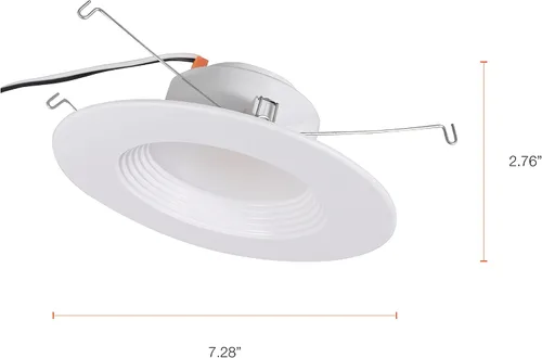 Vista 7 de Sylvania - Kit de luz empotrable de 5 pulgadas/6 pulgadas con tecnología LightSHIELD, LED germicida, 9 W = 65 W, 700 lúmenes, 5 CCT selección