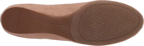 Vista 4 de Jessica Simpson Mandayss Women's Pull-On Criss-Cross Ankle Ballet Flats Shoes