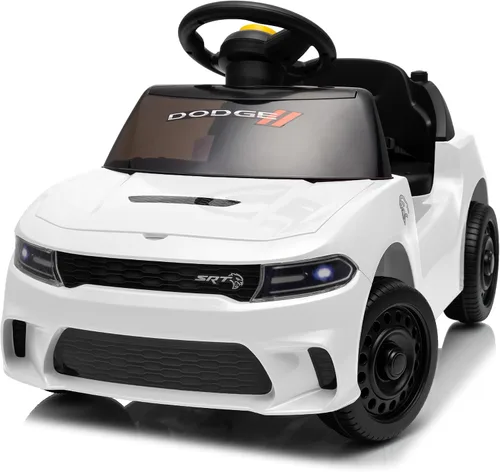 Vista 10 de Outfunny - Auto eléctrico de 12V para niños con control remoto, juguete con luz LED - Negro