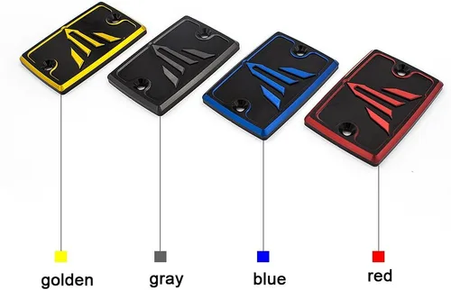Vista 7 de Cubierta de depósito de líquido de freno delantero para motocicleta CNC compatible con MT07 MT-07 FZ07 FZ-07 MT10 FZ10 MT-10 FZ09 FZ-09 MT09 MT-09