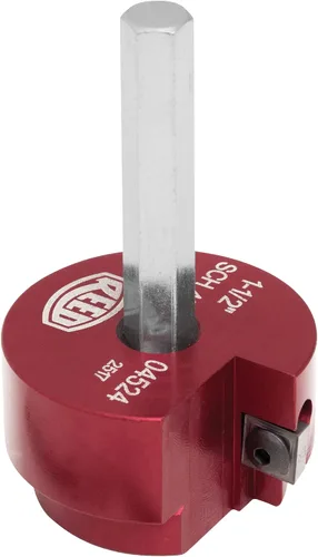 Vista 5 de Reed Tool PPR200 Clean Ream Extreme con eje hexagonal de 3/8 pulgadas, cabeza de 2 pulgadas y herramienta REED PPR150 Clean Ream Extreme con eje