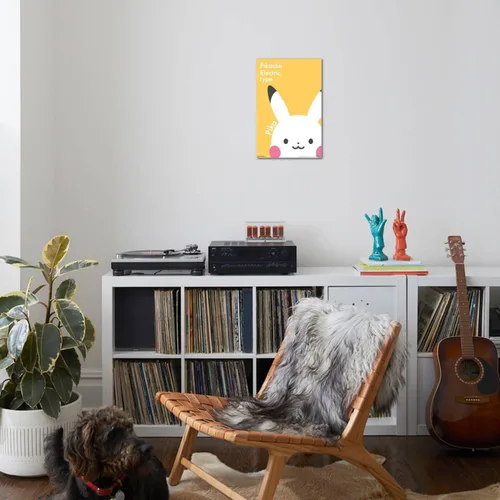 Vista 4 de Trends International Pokémon - Póster de pared tipo eléctrico Pikachu
