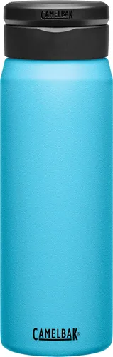 Vista 25 de CamelBak Fit Cap - Botella de agua aislada de acero inoxidable con asa de anidación, diseño a prueba de fugas para fitness y viajes Negro
