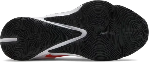 Vista 3 de Nike Zoom Freak 3 Lt StoneBright CrimsonRacer Bl-Grn Strike para hombre (DA0694 100), NegroBlancoNegro