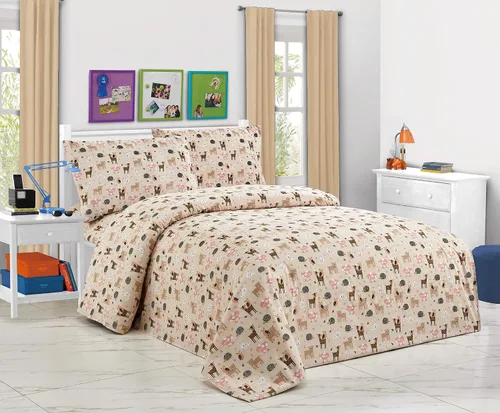Vista 6 de All American Collection Juego de sábanas de 3 piezas con estampado suave y cómodo para dormitorio (individual, béisbol)