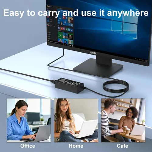 Vista 7 de Adaptador de corriente de 12V para monitor Dell 19" 20" 21" 22" 23" 24