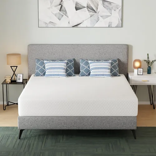 Vista 46 de Colchón de tamaño individual de 5 pulgadas de espuma viscoelástica de gel, colchón de firmeza media para dormir fresco y para alivio de la presión