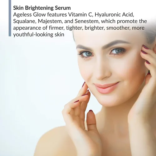 Vista 6 de BioTrust Ageless Glow - Crema hidratante antienvejecimiento, suero iluminador de la piel con vitamina C y ácido hialurónico, suero facial derivado