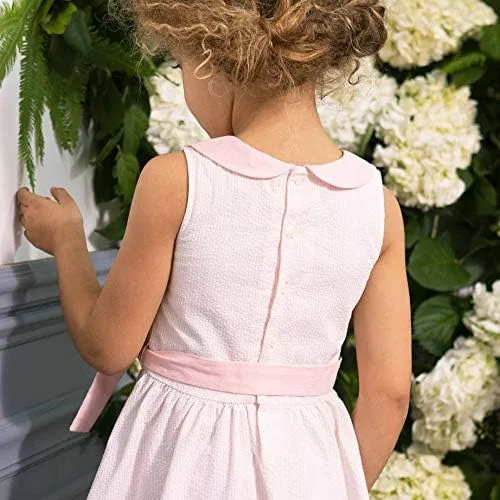 Vista 6 de Hope & Henry - Vestido para niña con cuello Peter Pan