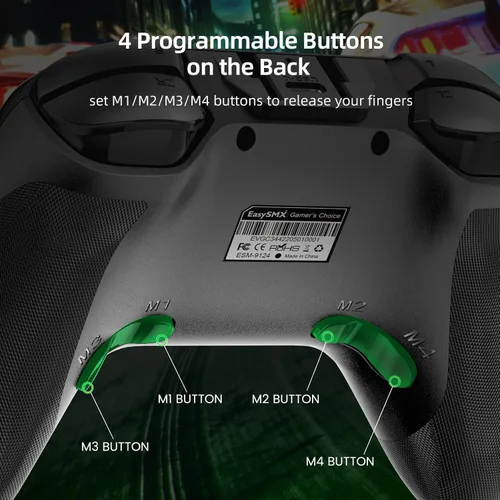 Vista 4 de EasySMX Switch Pro Controller for Nintendo SwitchLiteOLED, PC Controller, Wireless Switch Controller with 4 Programmable Buttons, Dual Vibration