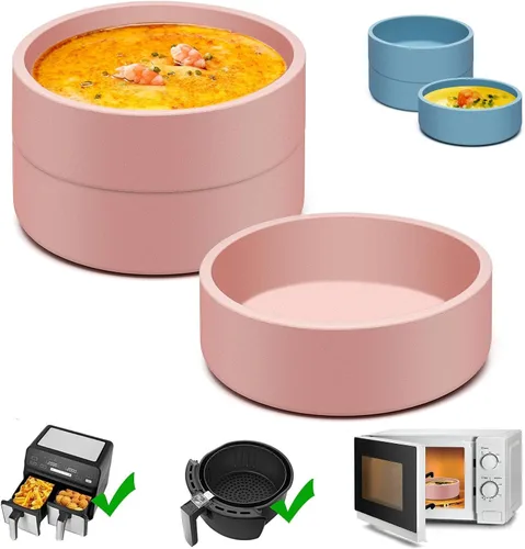 Vista 19 de Sartén para huevos con tapa, paquete de 3 moldes cuadrados de silicona para huevos, recipiente cuadrado antiadherente de 3 pulgadas para huevos