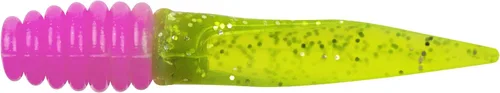 Vista 16 de Bobby Garland Slab Slay'R Señuelo de Pesca de Plástico Suave para Crappie, Equipo de Pesca y Accesorios, 2", Doble Arco Iris Plateado Arco iris