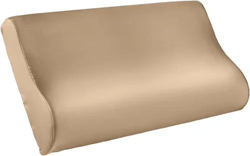Vista 14 de THXSILK 19 Momme 1 funda de almohada de seda de morera 100% natural para contorno cervical, funda de almohada de látex cervical lavable