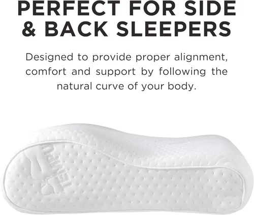 Vista 12 de Tempur-Pedic TEMPUR - Almohada para el cuello, perfil pequeño, color blanco