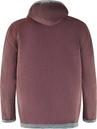 Vista 5 de virblatt - Baja Sudadera con capucha 100% algodón Drug Rug Sudadera con capucha para hombre azteca con capucha