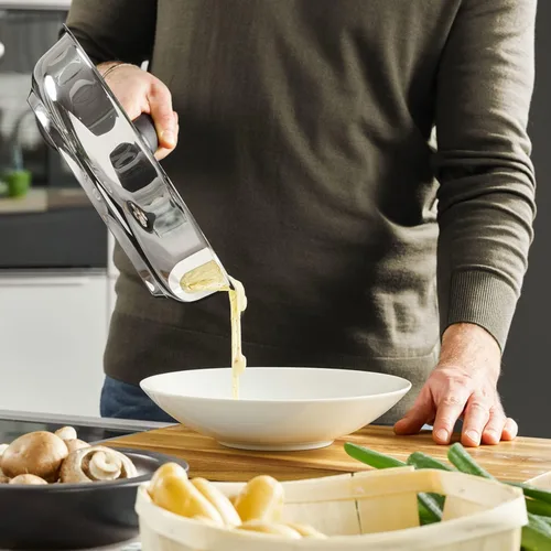 Vista 5 de Fissler adamant - Sartén antiadherente de acero inoxidable, 8 pulgadas, resistente a los arañazos, utensilios de cocina de inducción