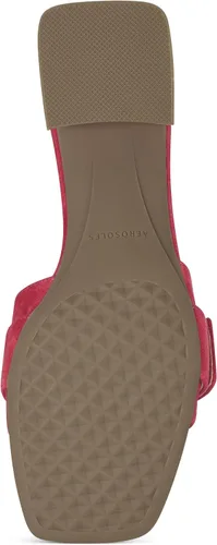 Vista 5 de Aerosoles Sandalias Evvie Slide para mujer, gamuza roja, 5, Rojo (Red Suede)