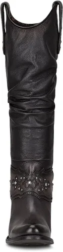 Vista 3 de Cuadra Womens Tall Boot in Bovine Leather Black