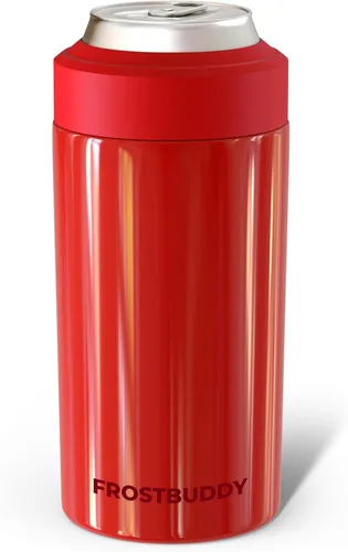 Vista 30 de Frost Buddy Enfriador de latas universal, aislante de latas de acero Blanco (Allwhite)