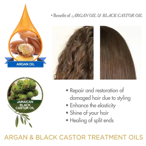Vista 4 de Gorras de tratamiento de ricino de argán y negro, gorro de satén para dormir, accesorios para el cabello, gorras de ducha para mujeres Marrón