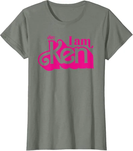 Vista 10 de Camisetas y camisetas de Barbie The Movie I Am Ken para hombres y mujeres Negro