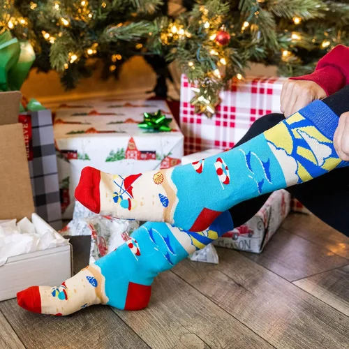 Vista 7 de I'd Rather Be - Calcetines divertidos para hombres y mujeres, regalos para golf, caza, camping, senderismo, esquí, lectura, deportes y mucho más